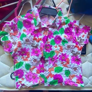 short sleeve floral t shirt